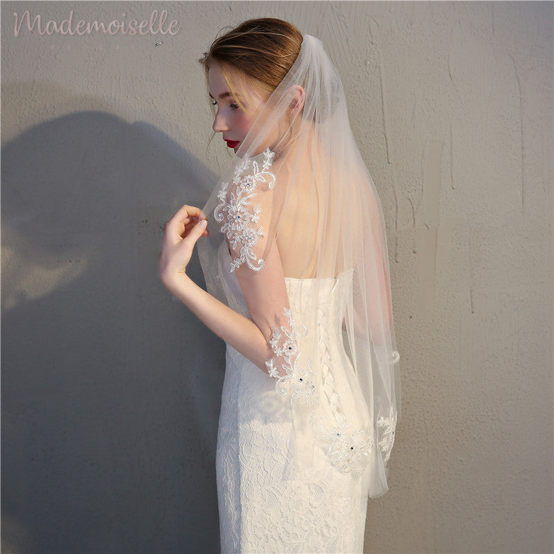 Elegant Derby Veil for Women - Lace Bridal Headpiece - Perfect for Weddings, Prom, and Formal Events