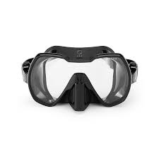 Fourth Element Seeker Mask Clarity Black - Premium Dive Mask for Snorkeling & Scuba Diving - Crystal Clear Vision Underwater