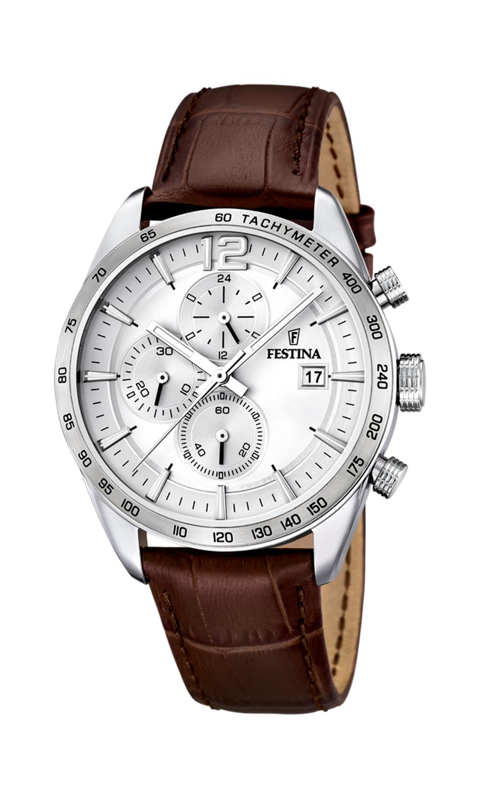 Festina Men's Analog Quartz Watch with Stainless Steel Band - Water Resistant, Date Display - Perfect for Business, Casual & Outdoor Activities