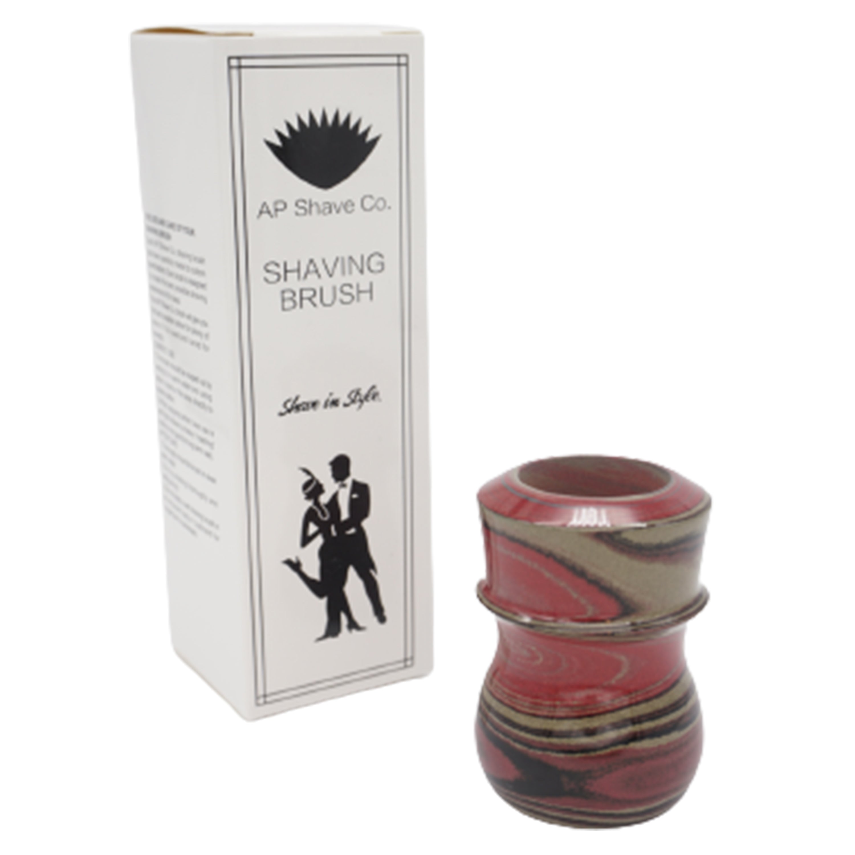 Premium Mars Ebonite Handmade Shaving Brush Handle - Fits 24mm & 26mm Knots - Perfect for Wet Shaving & Grooming Gifts