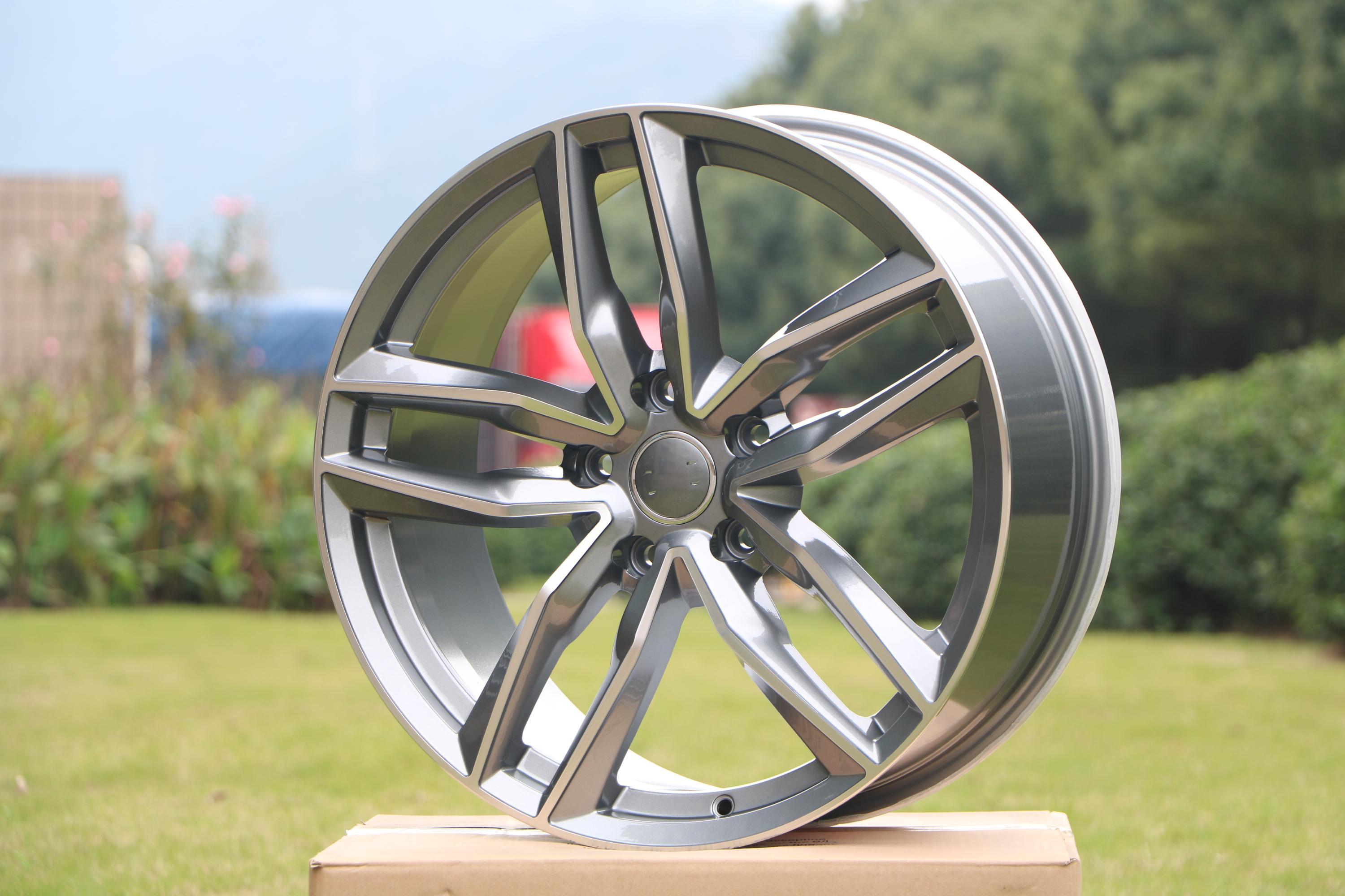 19-Inch Alloy Wheels for Audi A4 A5 A6 A7 A8 Q2 Q3 Q5 Q7 QS3 RS5 RS6 RS7 S4 S5 S6 S7 S8 SQ5 SQ7 - Premium Replacement Rims for Luxury Cars & SUVs - Perfect for Street Performance & Custom Upgrades