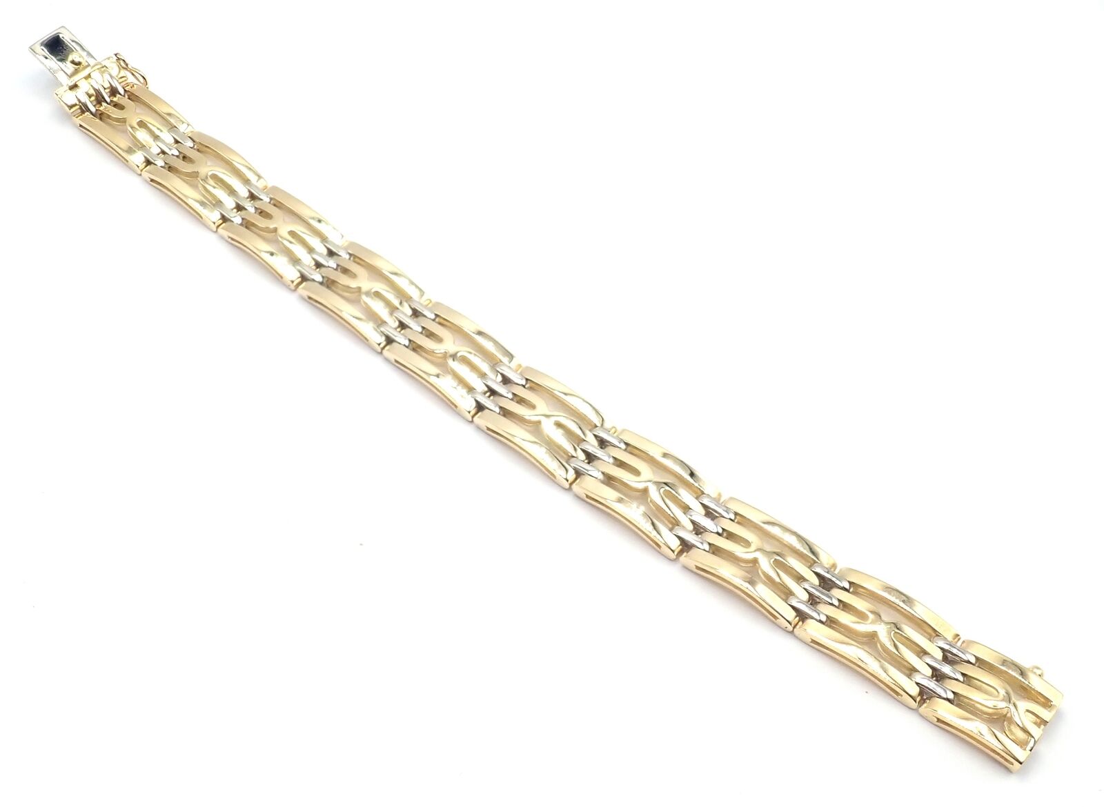 Authentic Vintage Bvlgari 18k Yellow Gold Link Bracelet for Women - Luxury Italian Jewelry Gift for Anniversary, Birthday & Special Occasions
