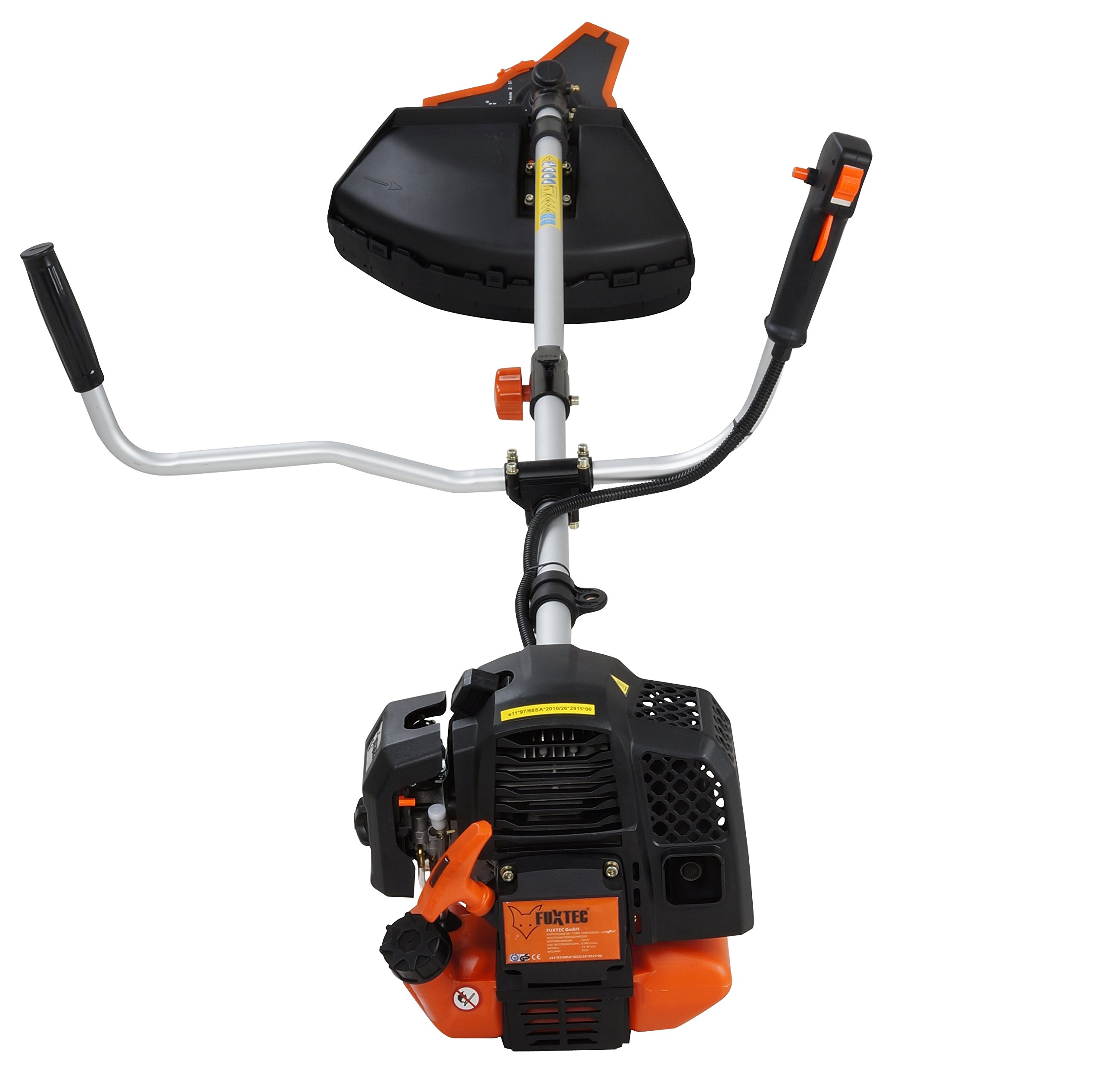 FUXTEC FX-MS152 52cc 2-in-1 Gas Grass Trimmer & Brush Cutter with 3HP 2-Stroke Engine, Professional Shoulder Strap & Easy Start System - Ideal for Lawn Care, Yard Maintenance and Professional Landscaping