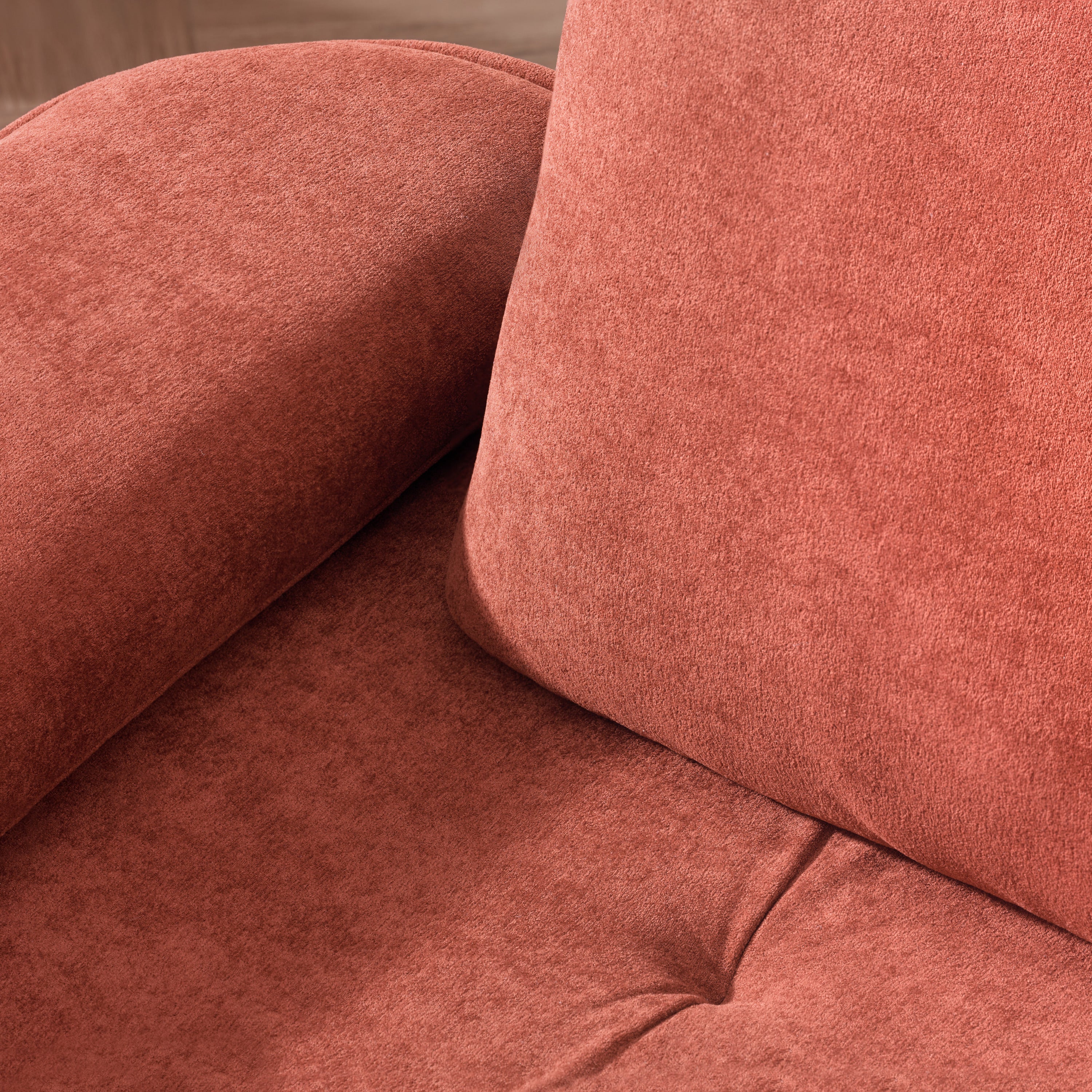 103 Inch Ultra Plush Deep Seated Sofa with Removable Pillows - Luxury Comfort for Living Room, Bedroom, Apartment & Office - Perfect for Relaxing, Entertaining & Small Space Decor