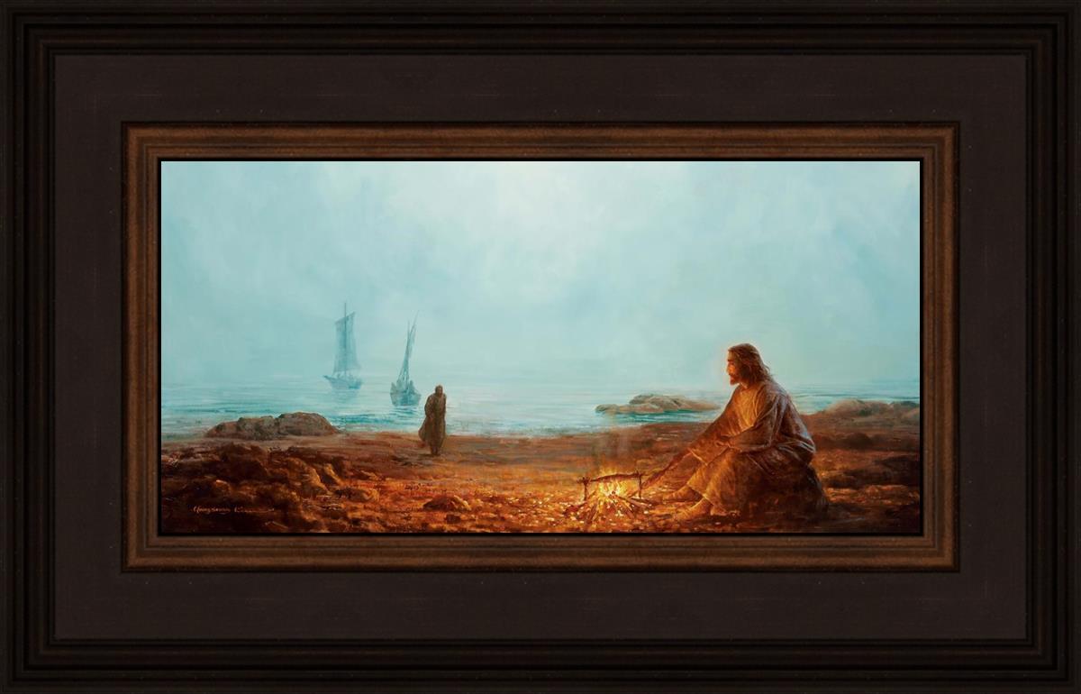 By The Shore By Yongsung Kim - Coastal Wall Art Print for Beach House Decor, Ocean Themed Living Room & Bedroom