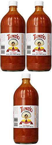 Tapatio Hot Sauce - 32 Fl Oz (Pack of 3) | Authentic Mexican Salsa Picante | Perfect for Tacos, Nachos, Wings & Home Cooking