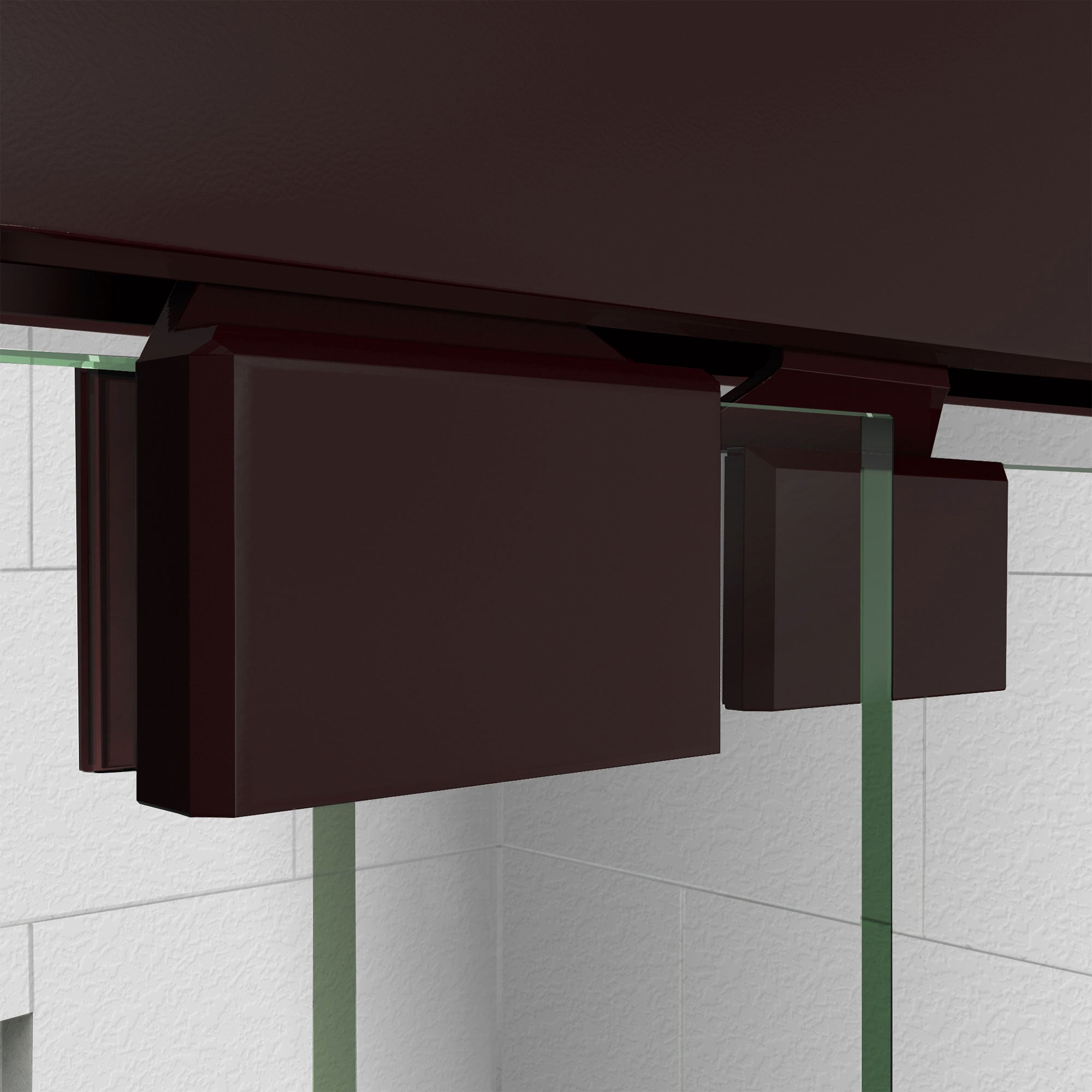 DreamLine Encore Semi-Frameless Bypass Sliding Shower Door Kit with SlimLine Base - 36