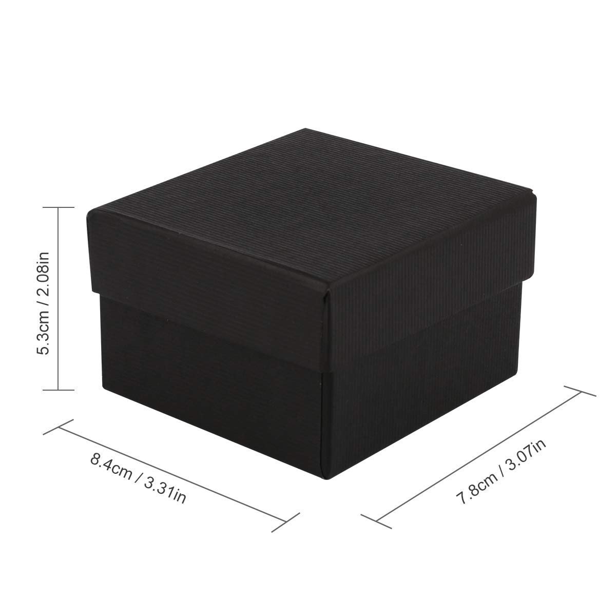 Premium 12-Pack Black Watch Gift Box Set with Pillow Cushion - 3.3