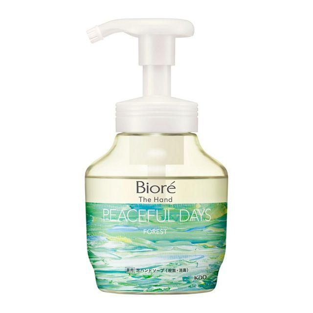 Biore Antibacterial Foaming Hand Soap - Refreshing Forest Scent, 9.5oz Pump Bottle | Kills 99.9% Germs | Moisturizing & Gentle for Daily Hand Washing at Home, Office, or Travel