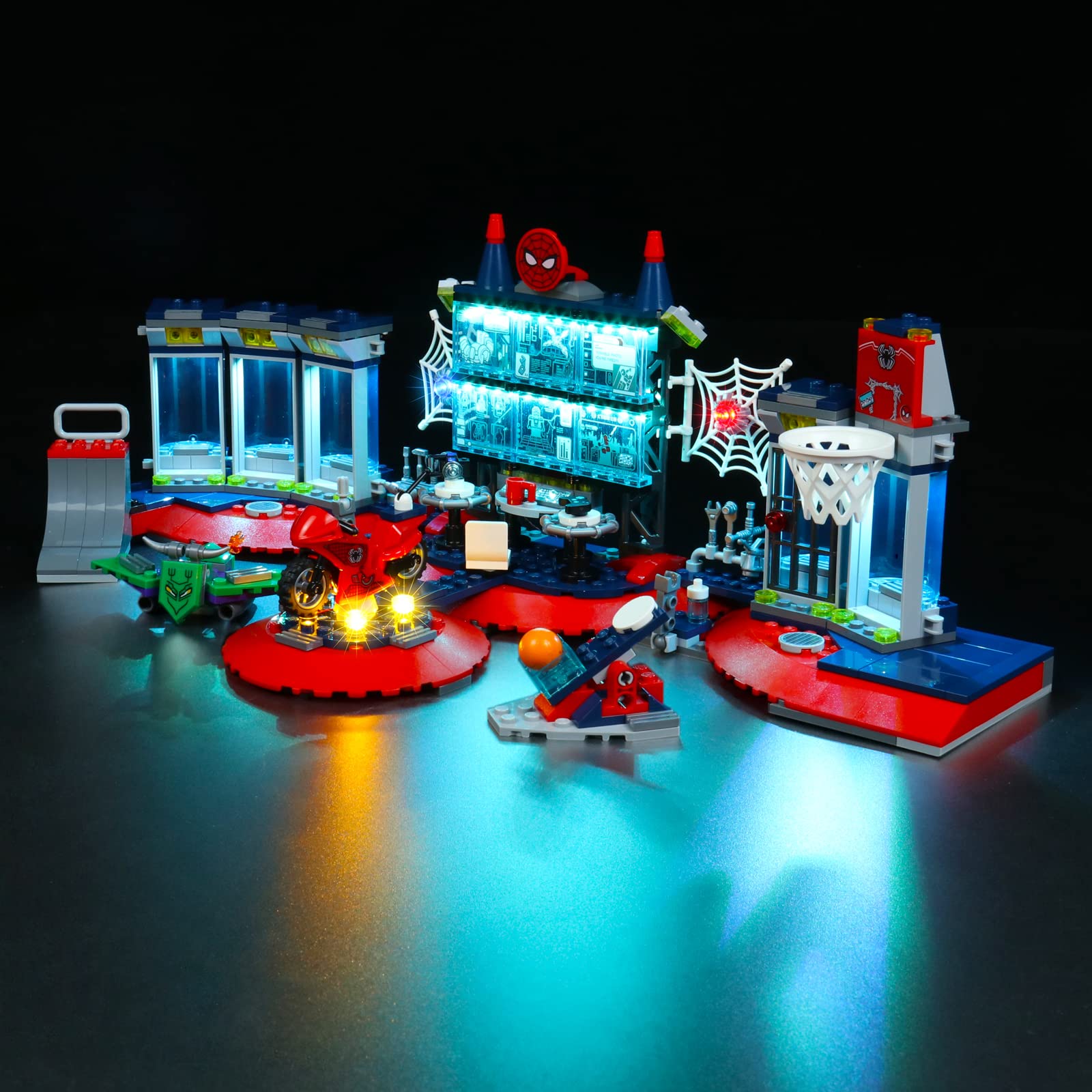 BrickBling LED Light Kit for Lego Spiderman Building Set 76175 - DIY Lighting Decoration for Lego Models (Lights Only, No Lego Included) | Perfect Gift for Spider-Man Fans | Enhance Your Lego Display for Home, Office, or Collection Showcase