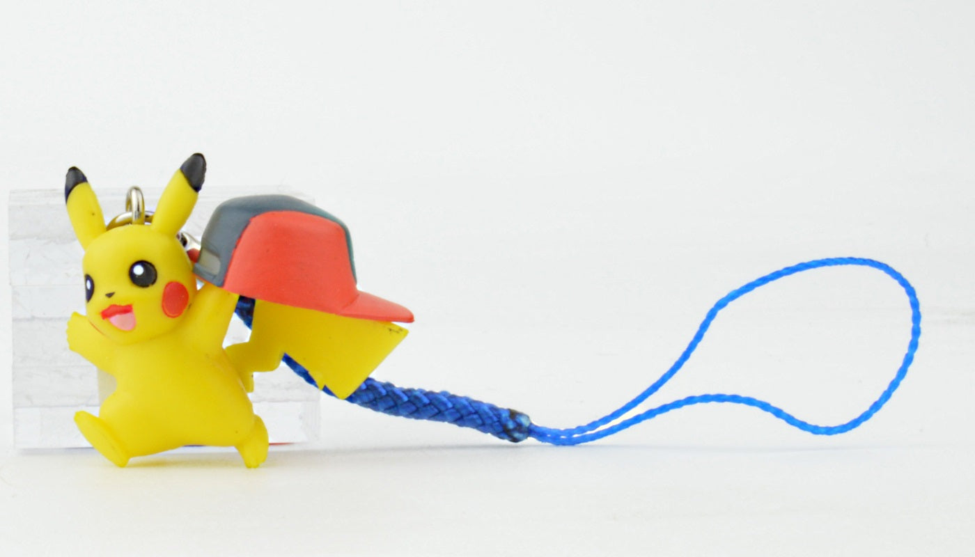 Pokemon I Choose You Movie Pikachu Takara Tomy Keychain Strap - Cute Anime Collectible for Backpacks, Bags & Keyrings