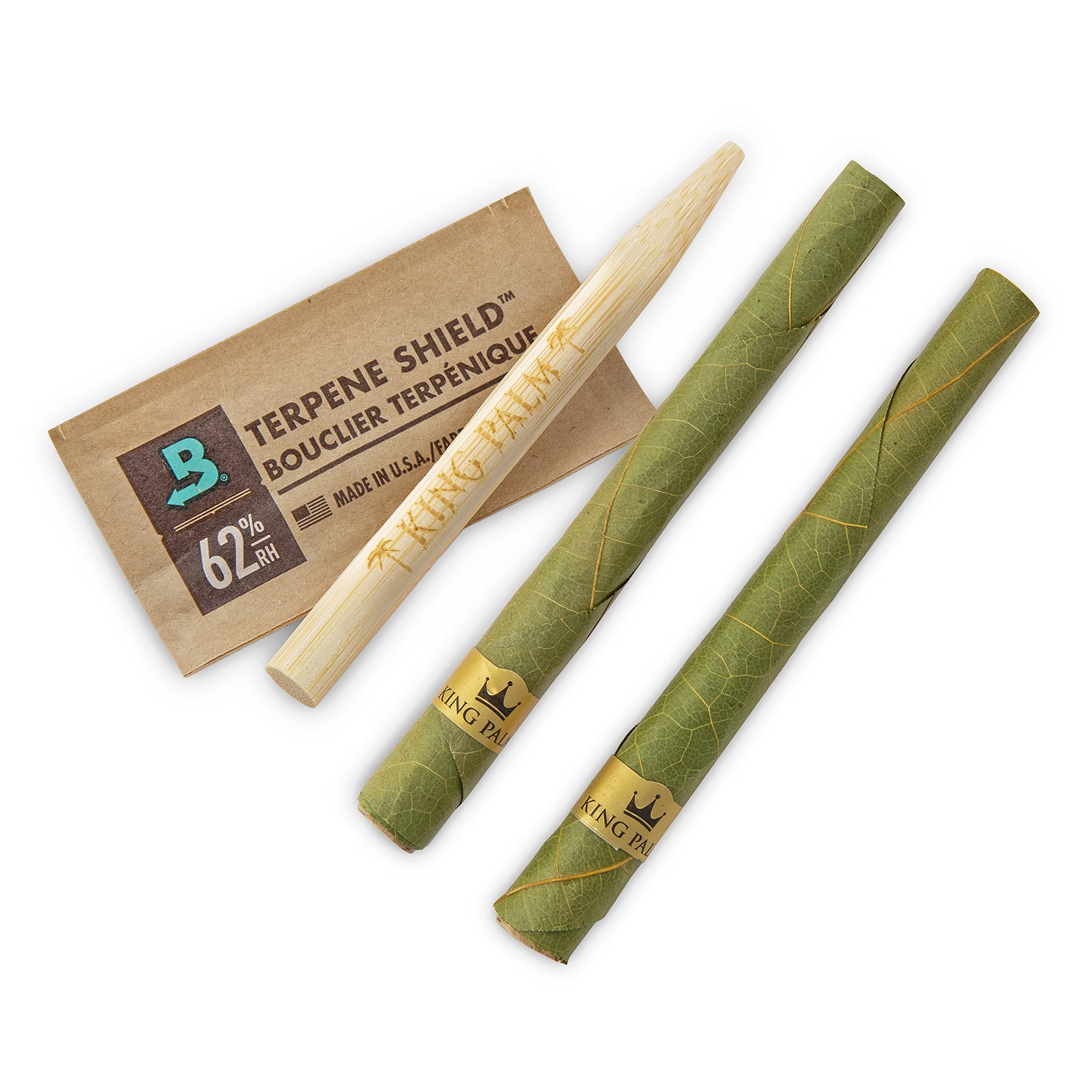 Organic Banana Cream Flavored King Palm SLIM Size Pre-Rolled Cones - 4 Packs (8 Rolls Total) - Natural Palm Leaf Wraps - Squeeze & Pop Design - Perfect for Relaxation, Social Gatherings & Outdoor Activities