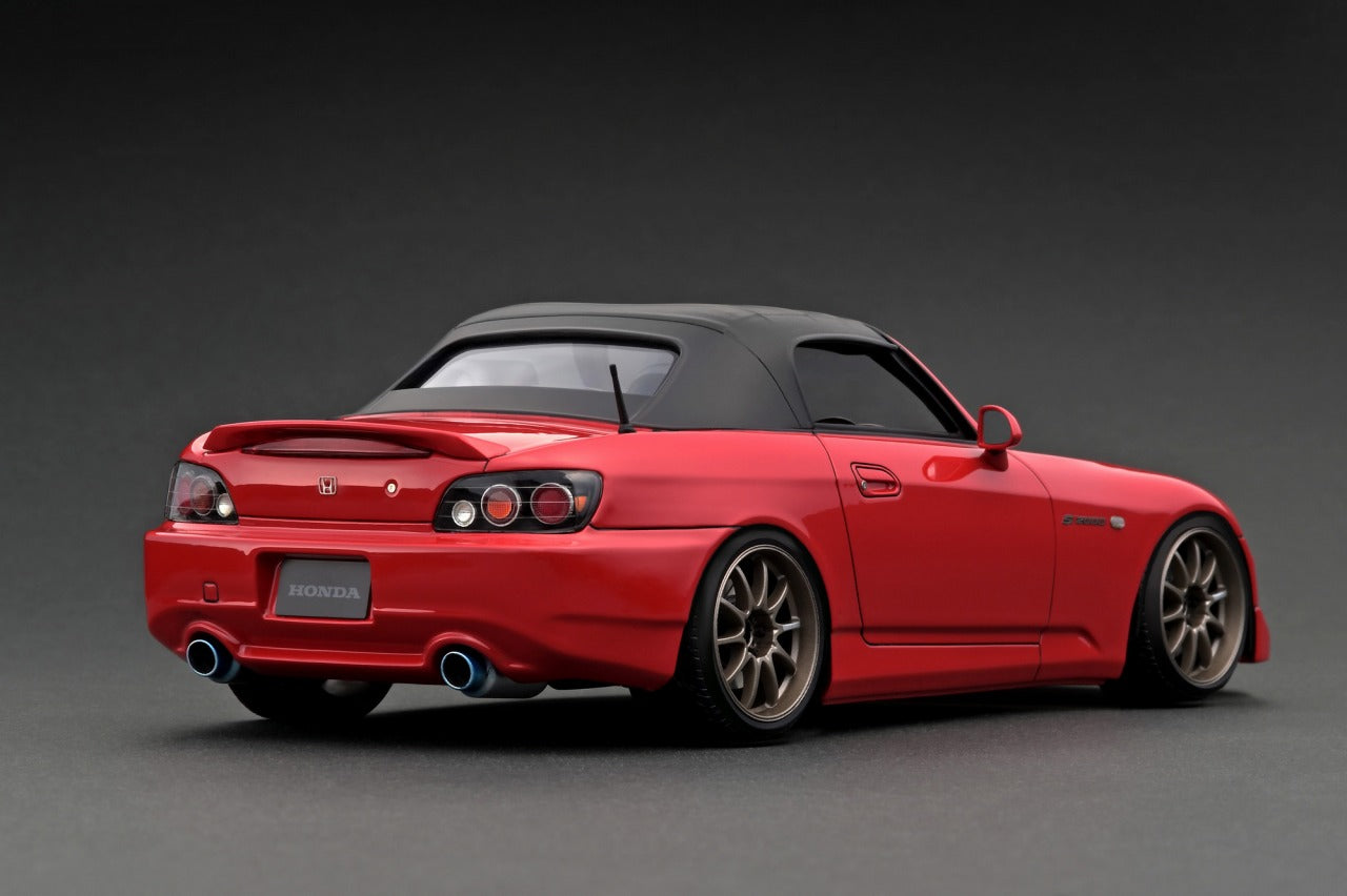 1:18 Scale Honda S2000 AP2 Diecast Model Car - Red Collectible Toy for Car Enthusiasts | Perfect for Display, Gifts, and Racing Collections
