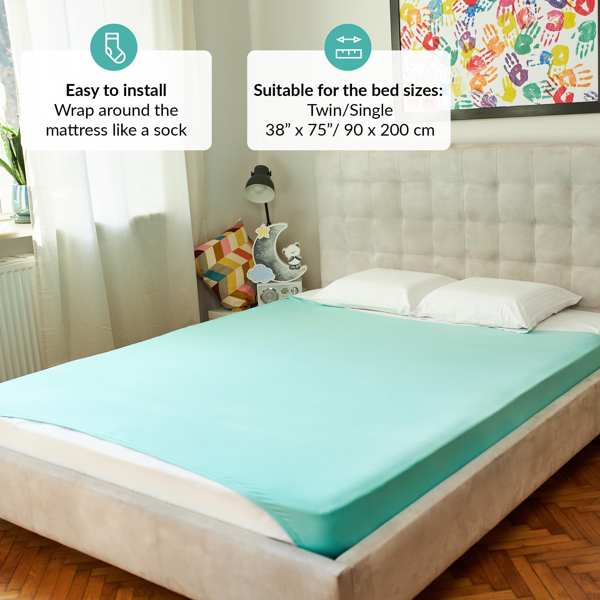 Weighted Sensory Blanket for Kids & Adults - Deep Pressure Therapy Compression Sheet for Anxiety, Autism & ADHD Relief - Calming Bed Blanket for Better Sleep & Stress Reduction (Perfect for Home, Travel & Therapy Use)