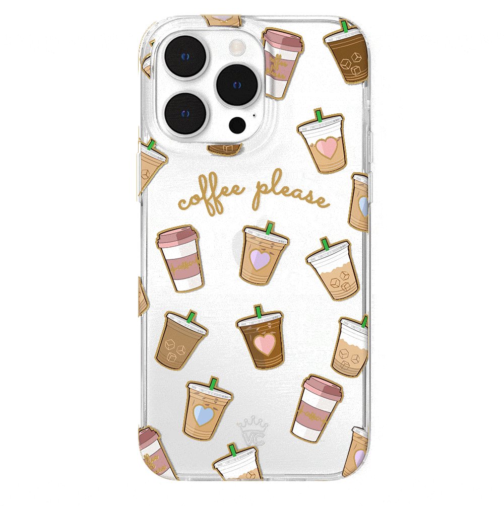 Premium Coffee First iPhone Case - Stylish & Durable Phone Cover for iPhone [Models] - Perfect for Coffee Lovers, Office Use & Daily Protection
