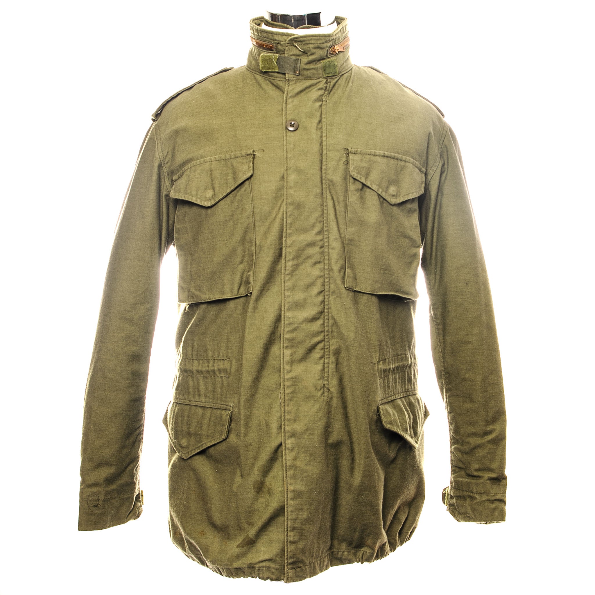 US Army M-1965 M65 Field Jacket Vintage 1981 - Medium Long Size | Military Surplus Outerwear for Outdoor Camping, Hiking & Tactical Use
