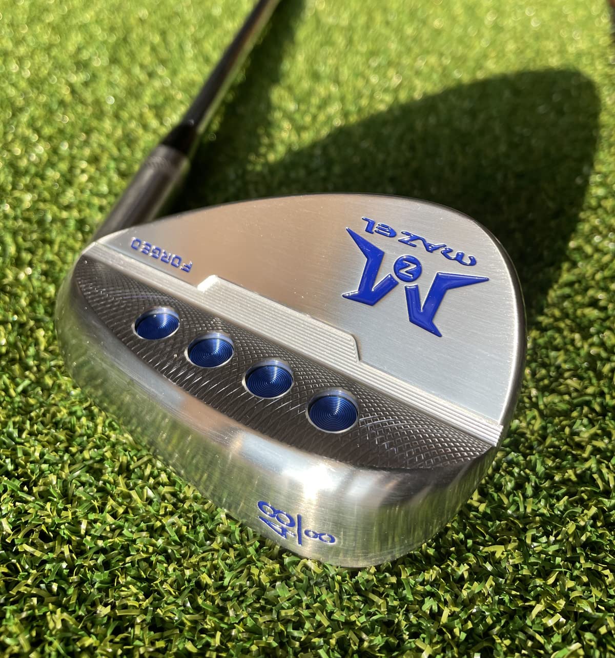 MAZEL Forged Golf Sand Wedge, Gap Wedge, Lob Wedge for Men – 48/52/54/56/58/60 Degree Right-Handed Golf Club with Milled Face for Maximum Spin | Perfect for Bunker Shots, Approach Play & Short Game Improvement