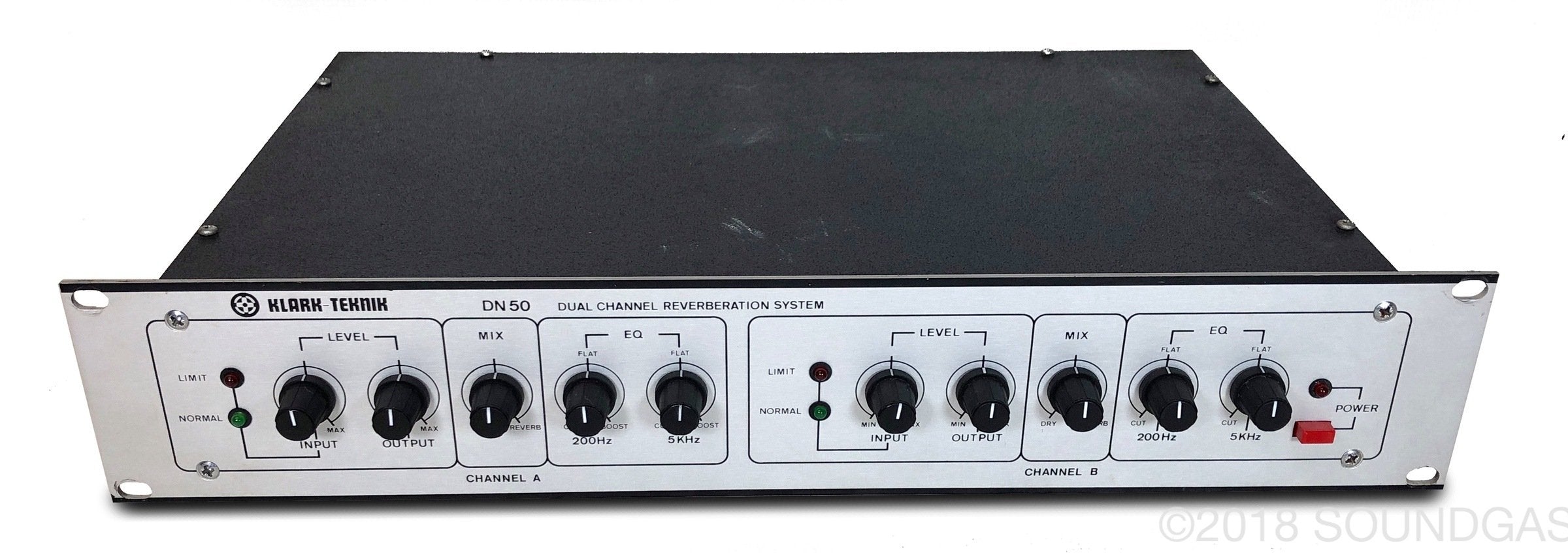 Klark Teknik DN 50 Dual Channel Reverb Processor - Professional Studio & Live Sound Effects Unit for Musicians and Audio Engineers