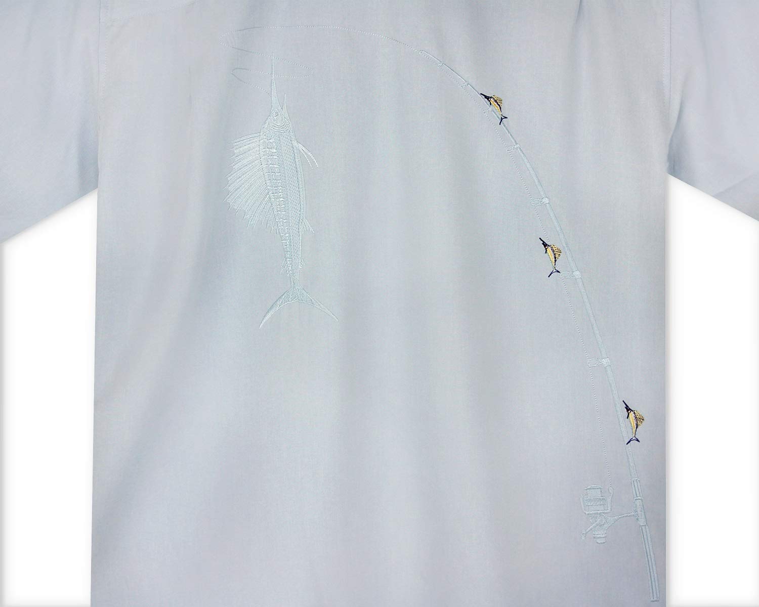 Bamboo Cay Men's Tropical Shirt - Breathable Hawaiian Aloha Shirt for Summer Beach Vacation & Casual Outings