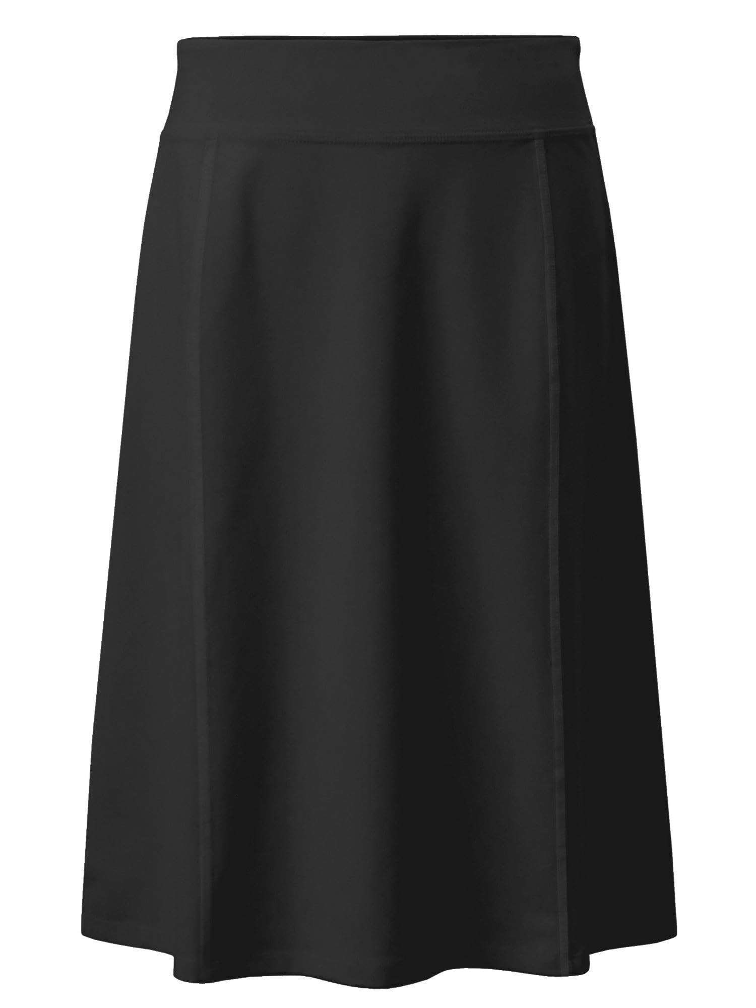 Baby Girls' Stretch Cotton A-Line Skirt - Knee Length for Play & School