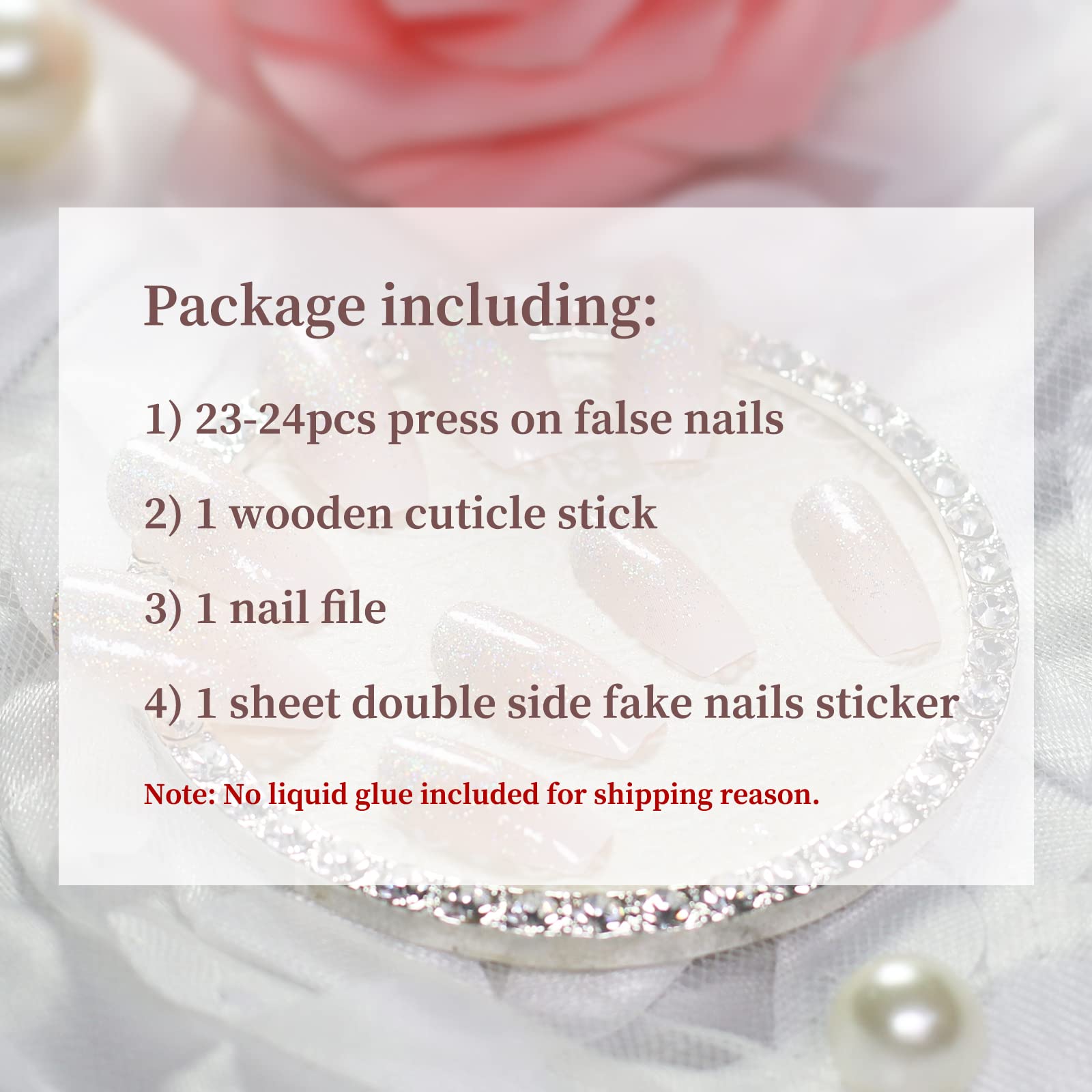 Natural Nude Green Edge French Press-On Nail Tips - Short Squoval False Nails for Salon & DIY Manicure | Reusable Artificial Nails for Daily Wear, Office & Home | Perfect for Work, Parties & Special Occasions