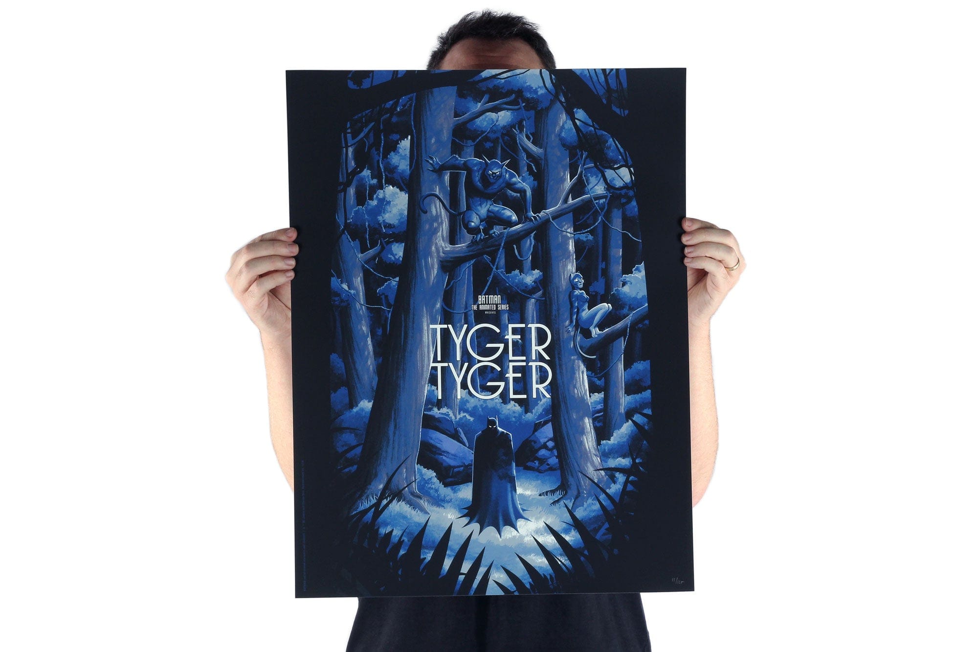 Batman: The Animated Series Tyger Tyger Variant Screen Printed Poster - Limited Edition DC Comics Wall Art for Home Decor, Office & Gaming Room