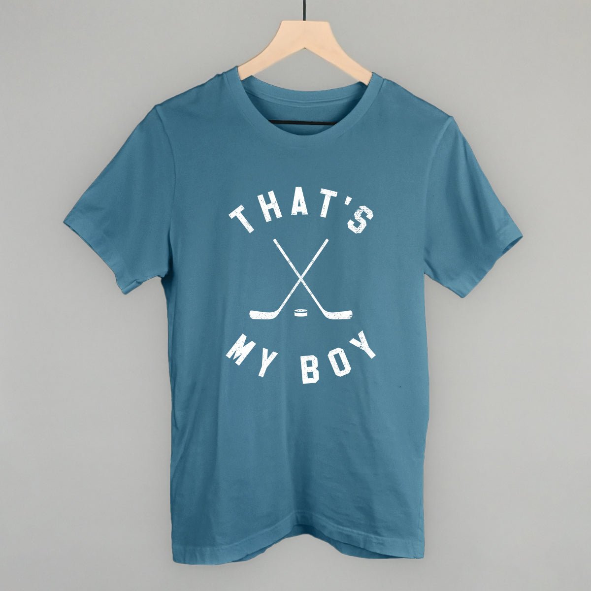 That's My Boy Hockey Jersey - Custom Name & Number Hockey Shirt for Kids & Youth - Perfect for Games, Practices & Fan Support