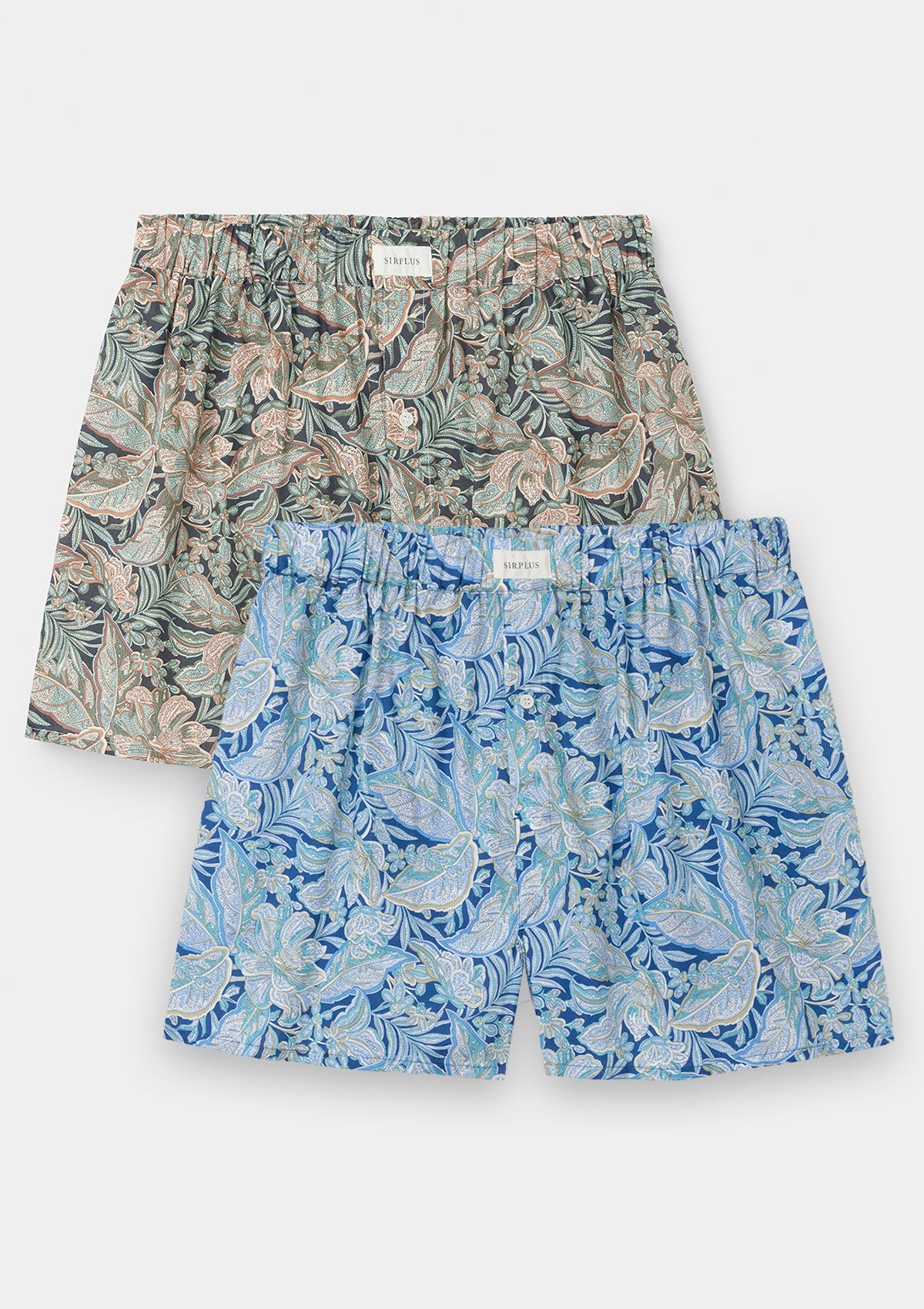 Hawaiian Paisley Boxer Shorts Gift Set - Premium Liberty Fabric Boxer Briefs for Men | Beach Vacation, Summer Lounge & Casual Wear