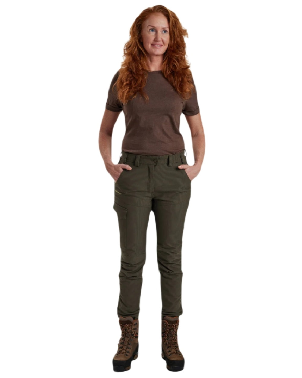 Deerhunter Lady Ann Extreme Boot Trousers with Waterproof Membrane - Women's Winter Hiking Pants for Outdoor Adventures & Cold Weather Activities
