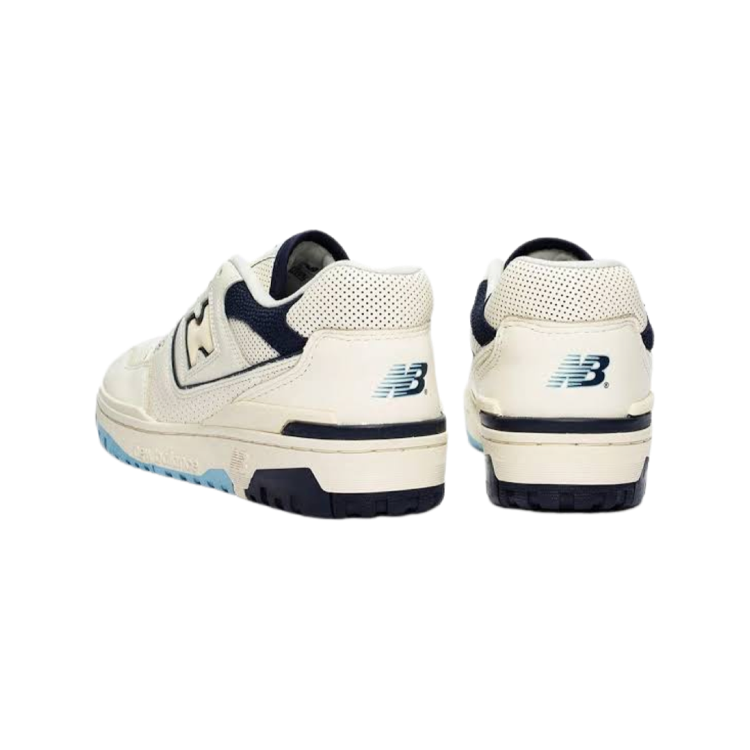 New Balance 550 Sneakers in Rich Paul Cream, Navy, Sky Blue & Yellow | Retro Basketball Shoes for Men & Women | Perfect for Casual Wear, Street Style & Gym Workouts