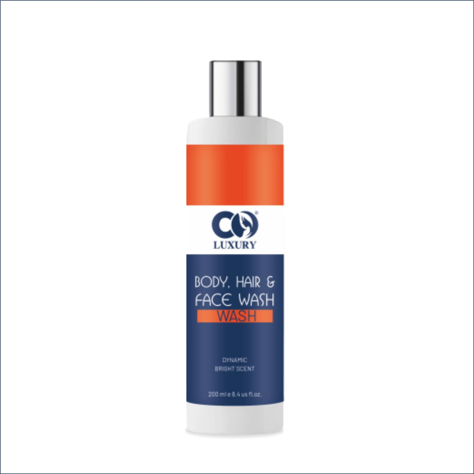 CO LUXURY All-in-One Shower Gel for Face, Hair & Body - Gentle Non-Drying Cleanser for Men & Women | SLS & Paraben Free with Nourishing Ingredients | Perfect for Travel, Gym & Daily Use, 200ml