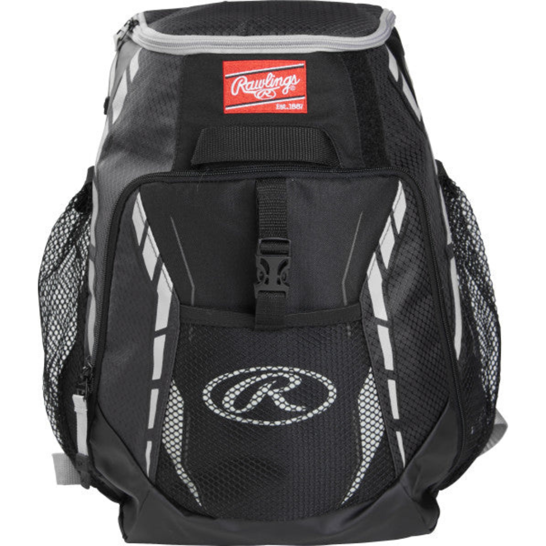 Rawlings R400 Youth Baseball Backpack - Durable & Lightweight for School, Sports & Travel | Perfect for Kids & Teens
