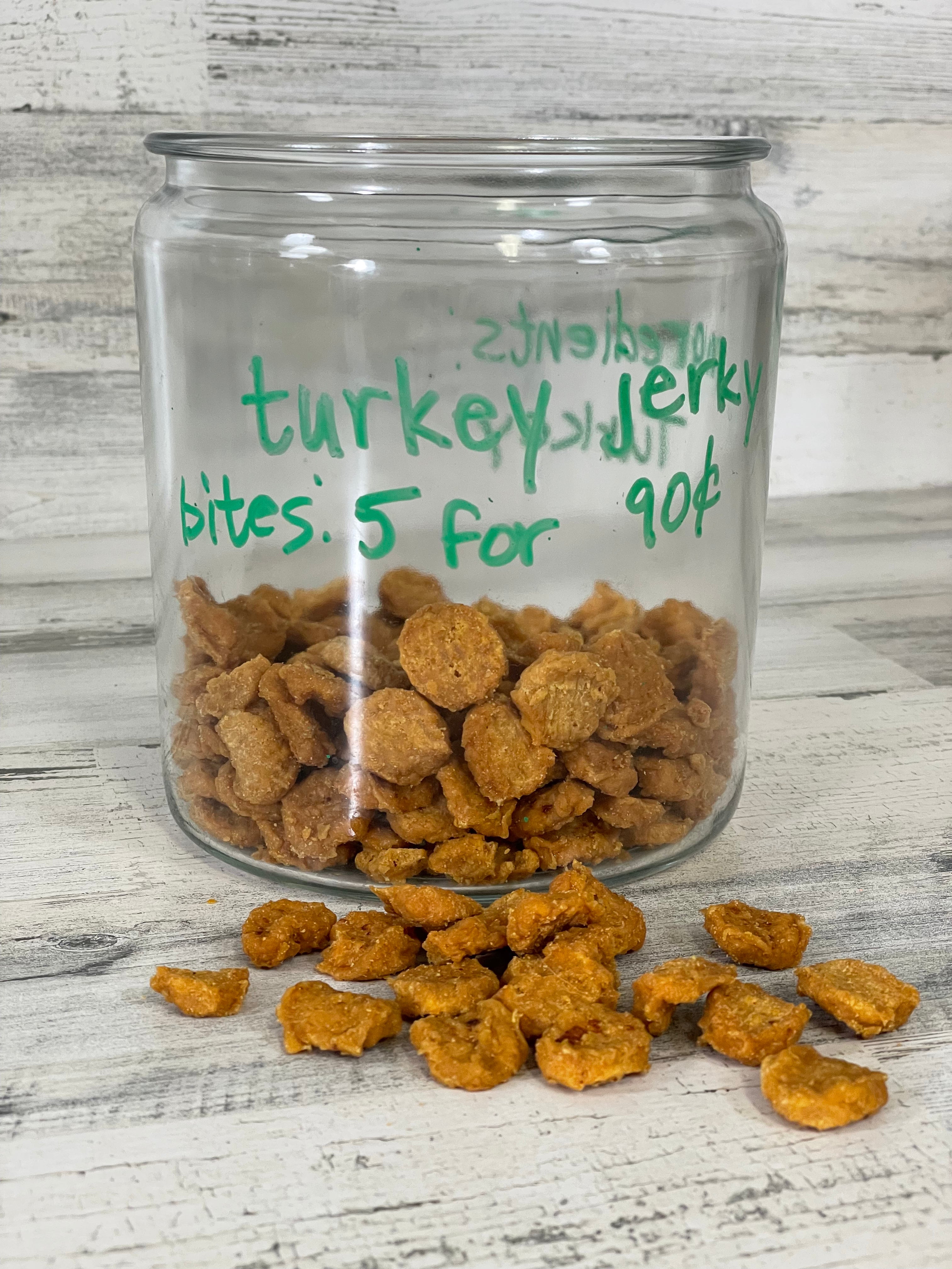 Premium Lucky Turkey Jerky Bites - High Protein, Low Fat, Gluten-Free Snacks for Hiking, Camping & On-the-Go Energy Boost