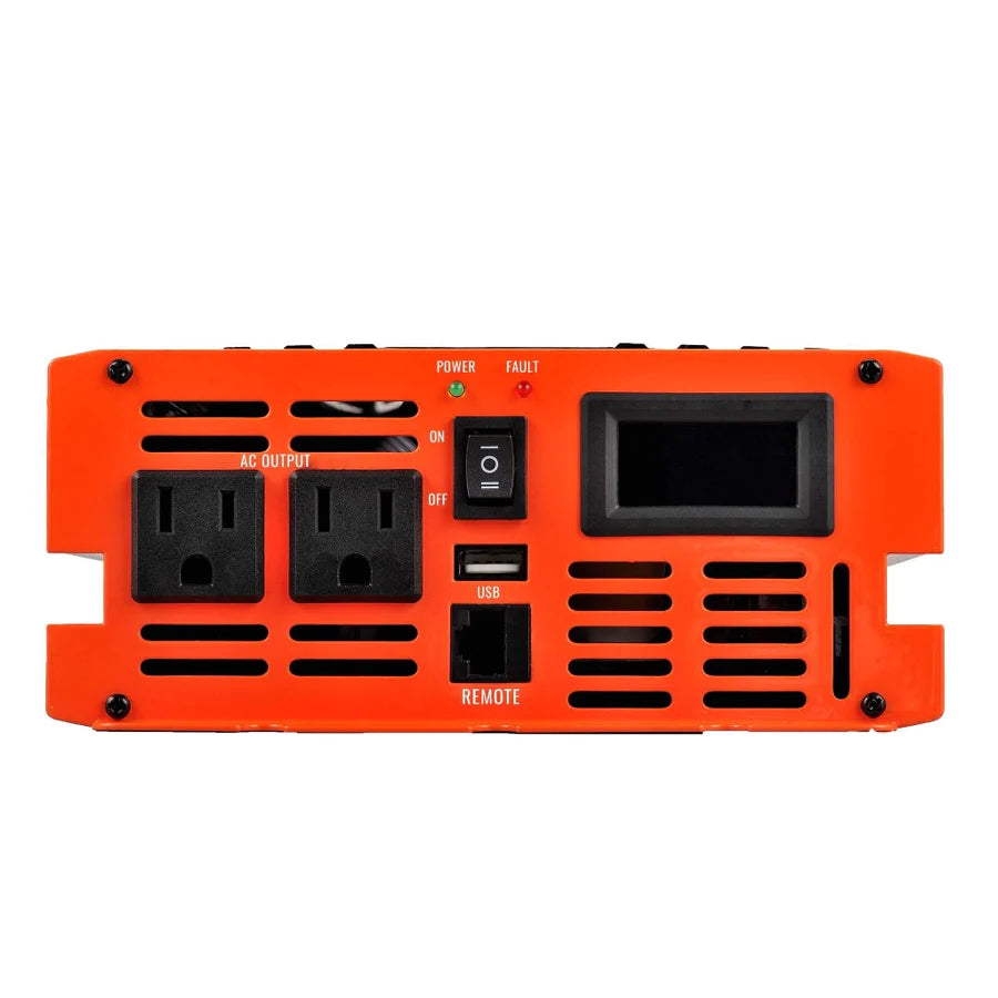 Rich Solar 1500W 12V Pure Sine Wave Power Inverter for RVs, Boats, Off-Grid Solar Systems - Heavy Duty Industrial Use