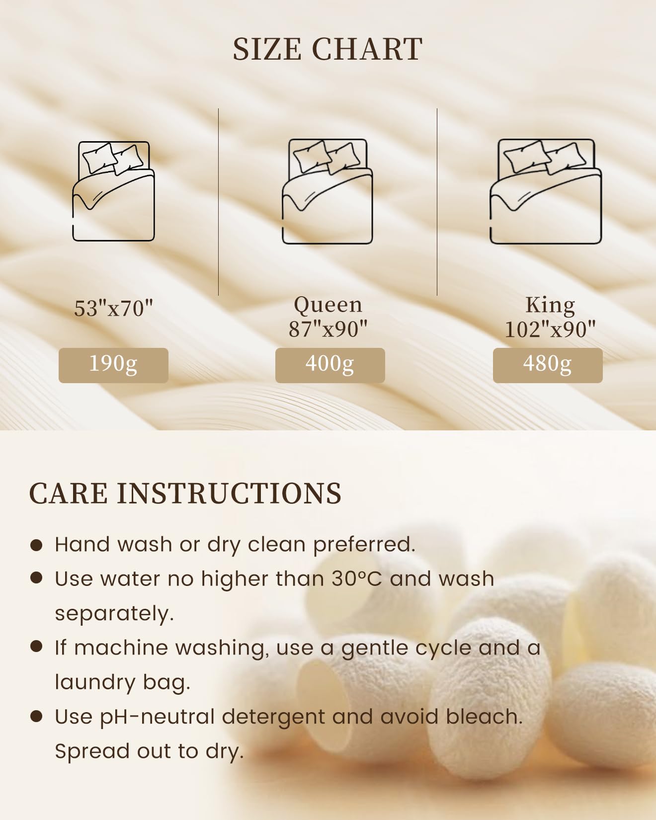Premium 100% Mulberry Silk Cooling Blanket - Soft & Lightweight All-Season Throw for Bed, Sofa & Travel - Breathable Luxury Bedding (Black, 53
