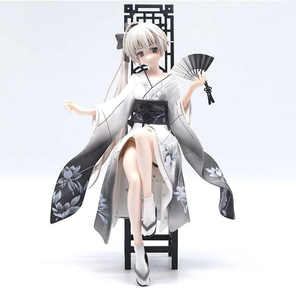 Olaffi Anime Yosuga no Sora Figure - Kasugano Sora PVC Standing Pose Action Figure Collectible Model Toy for Kids & Anime Fans | Perfect Gift for Collectors & Home Decor