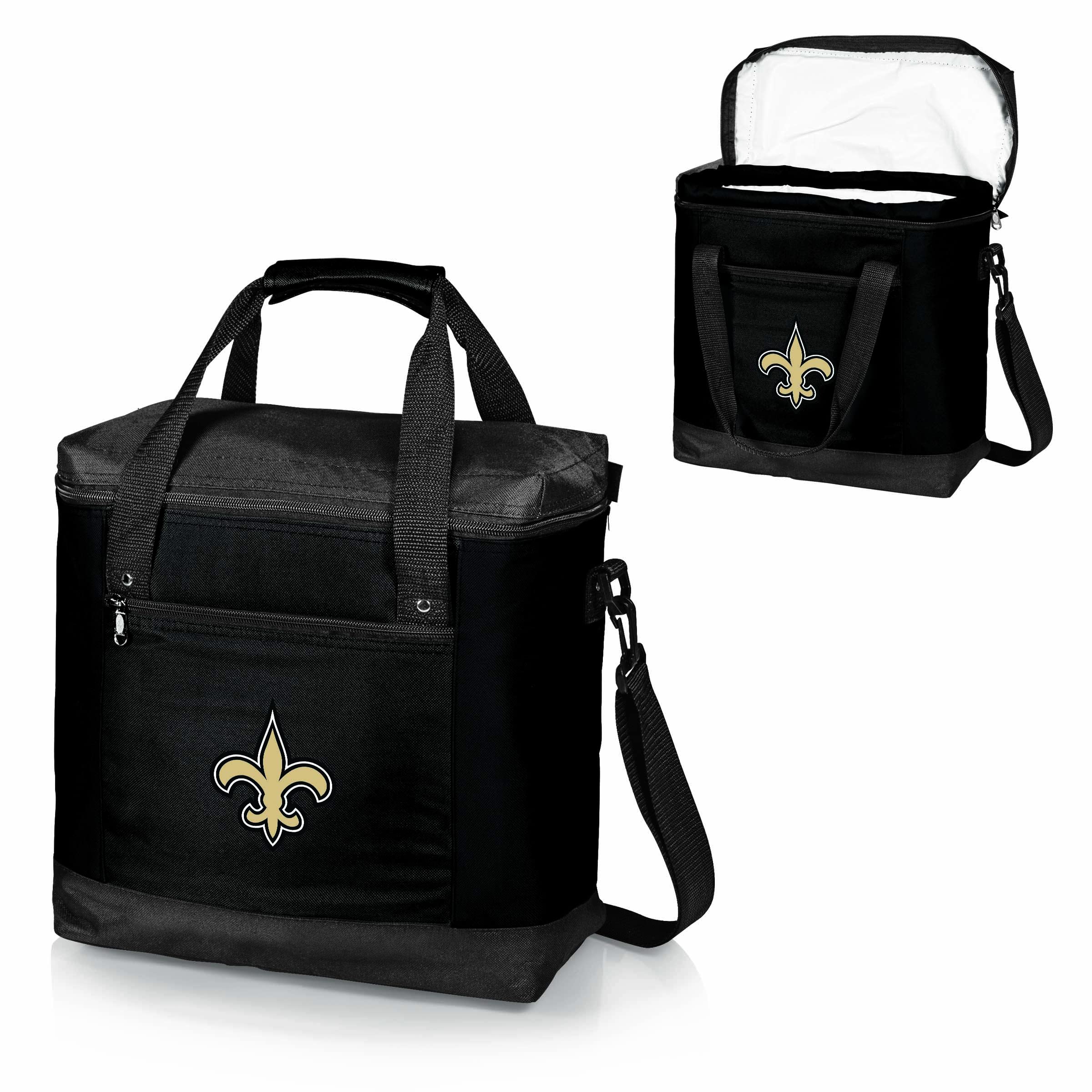 PICNIC TIME NFL Montero Insulated Tote Cooler Bag - Portable Soft Cooler for Picnics, Beach, Tailgating & Outdoor Adventures (Black) - Keep Drinks Cold for Hours
