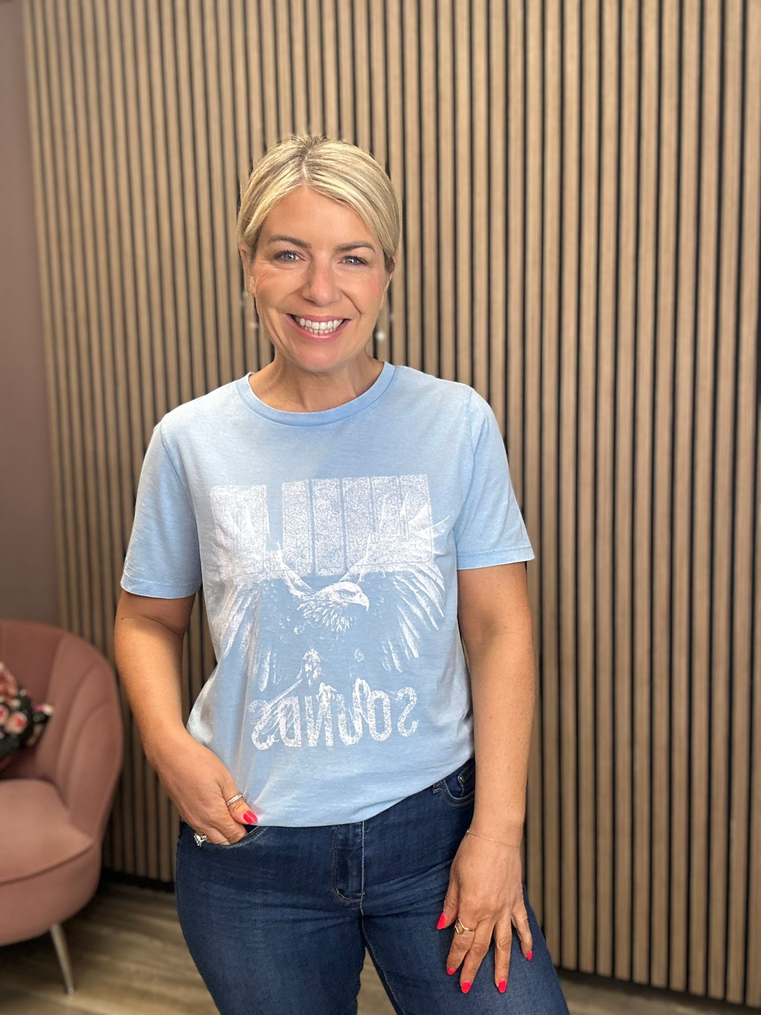 Premium OSSI Cotton T-Shirt in Della Robia Blue - Comfortable & Stylish Casual Wear for Men & Women | Perfect for Everyday Outfits, Gym, and Outdoor Activities