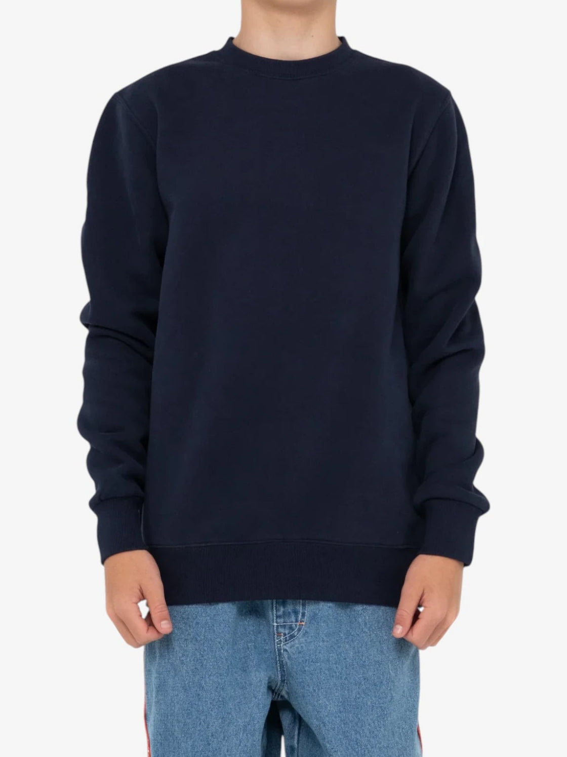 Buzo Indy Basic Blue Kids Hoodie - Soft & Comfortable Pullover for Boys & Girls - Perfect for School, Play & Outdoor Activities