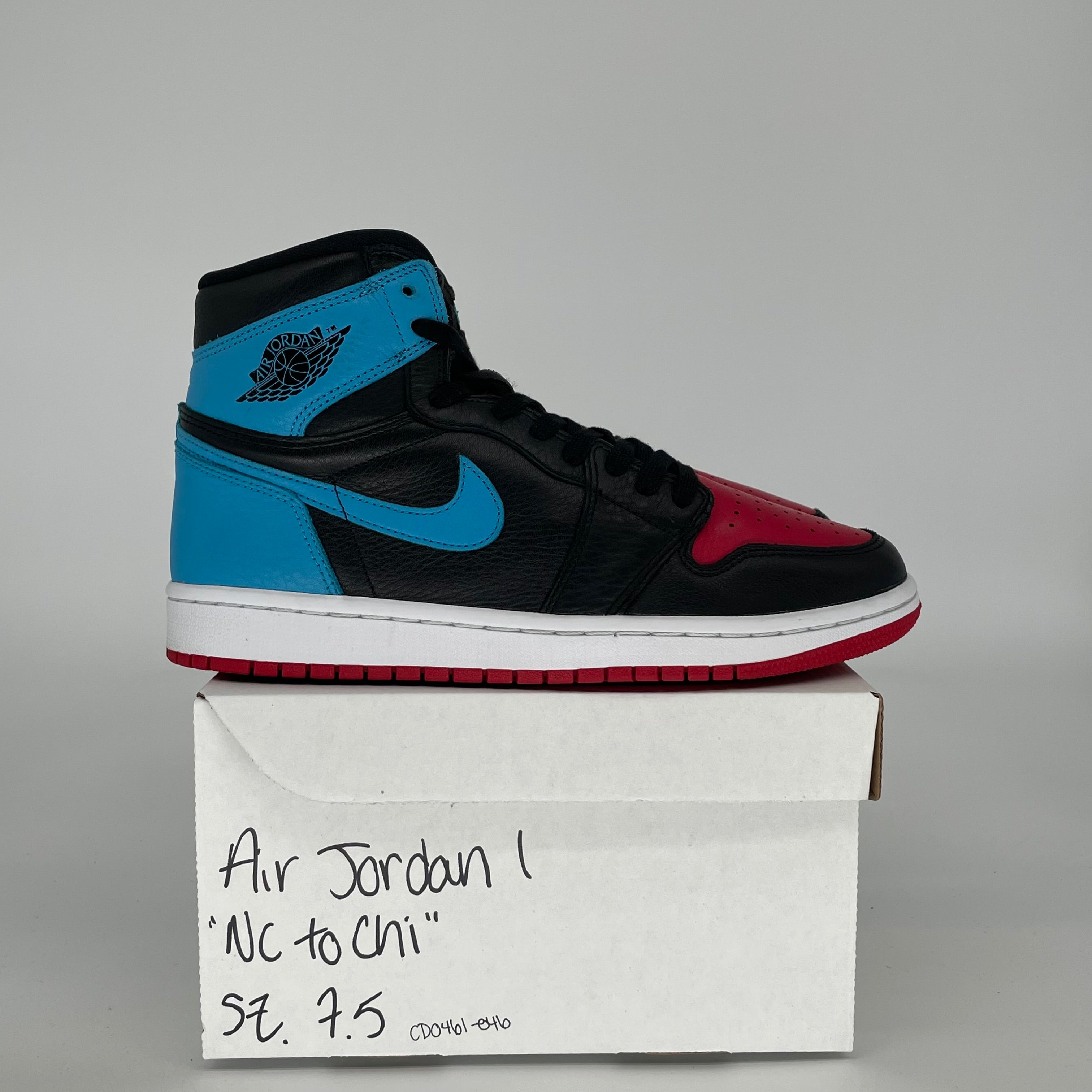 AIR JORDAN 1 Retro High OG 'NC to CHI' Women's Basketball Shoes Size 7.5/9W - Style CD0461-046 | Sneakers for Streetwear, Casual Outfits & Sports Performance