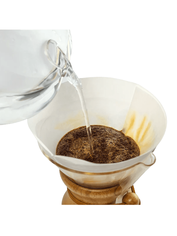 CHEMEX® Prefolded Circle Coffee Filters - 100 Pack | Compatible with Chemex Pour Over Coffee Makers | Perfect for Home Brewing & Specialty Coffee Lovers