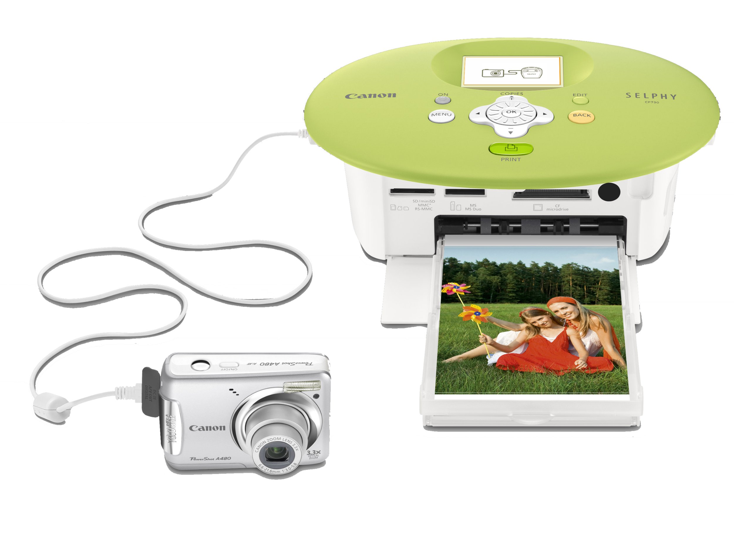 Canon SELPHY CP790 Compact Photo Printer - Dye Sublimation Technology, 100x148mm Prints in 0.4 Min - USB & Direct Printing - Perfect for Home, Travel & Gift Photo Printing