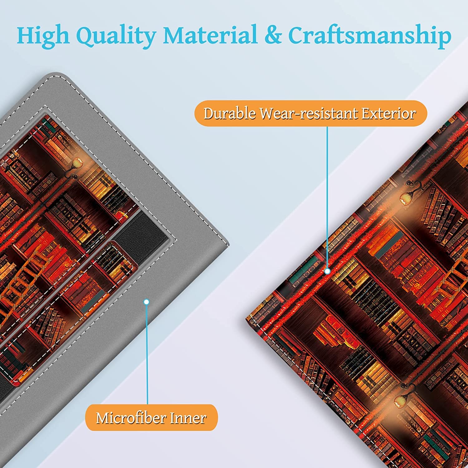Premium PU Leather Stand Case for Kindle 11th Generation (2022 Release) - Auto Sleep/Wake Cover with Hand Strap - Perfect for Kindle Basic 2022 6
