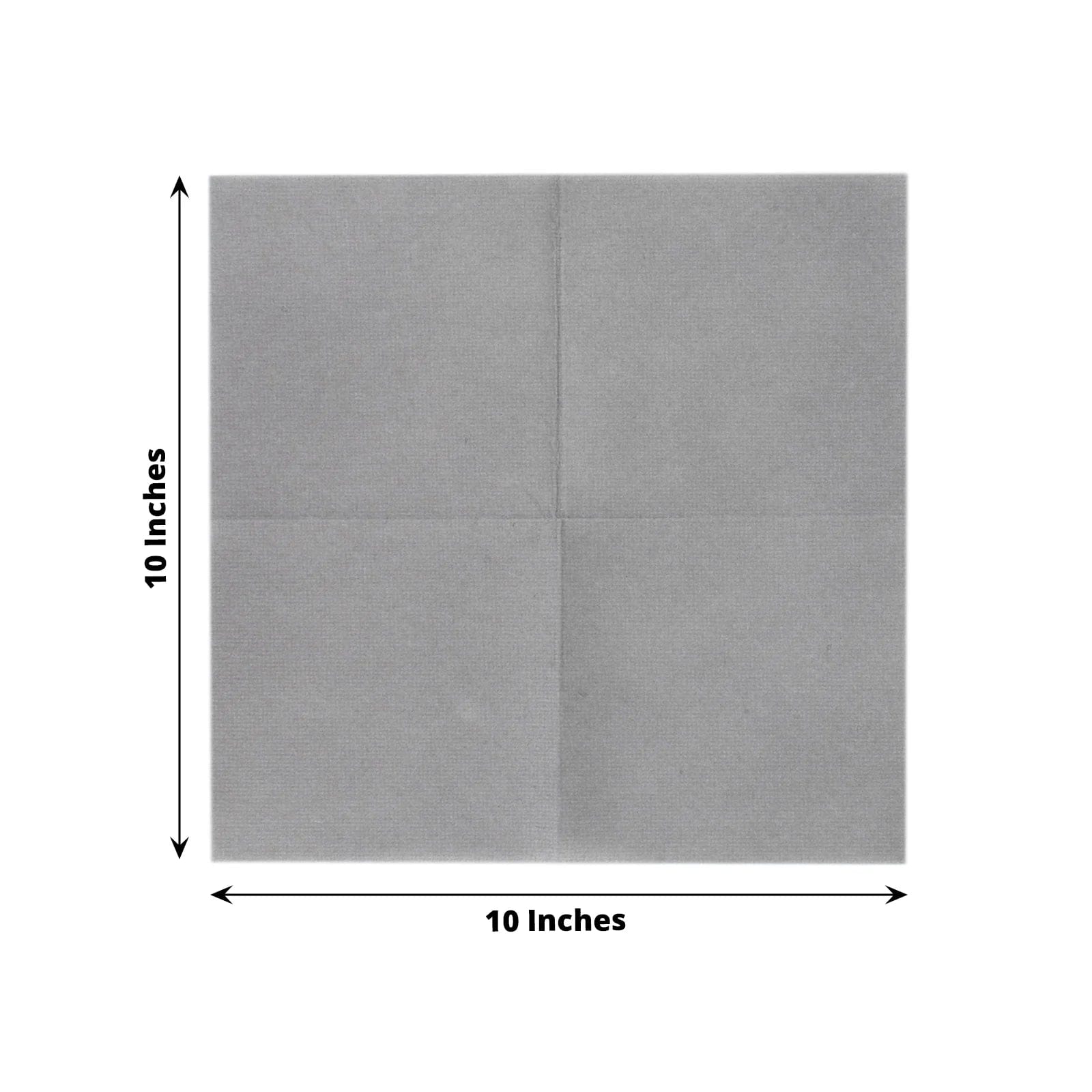 Premium 20-Pack 10x10 Inch White Airlaid Paper Cocktail Napkins - Soft, Absorbent & Disposable for Parties, Weddings & Events