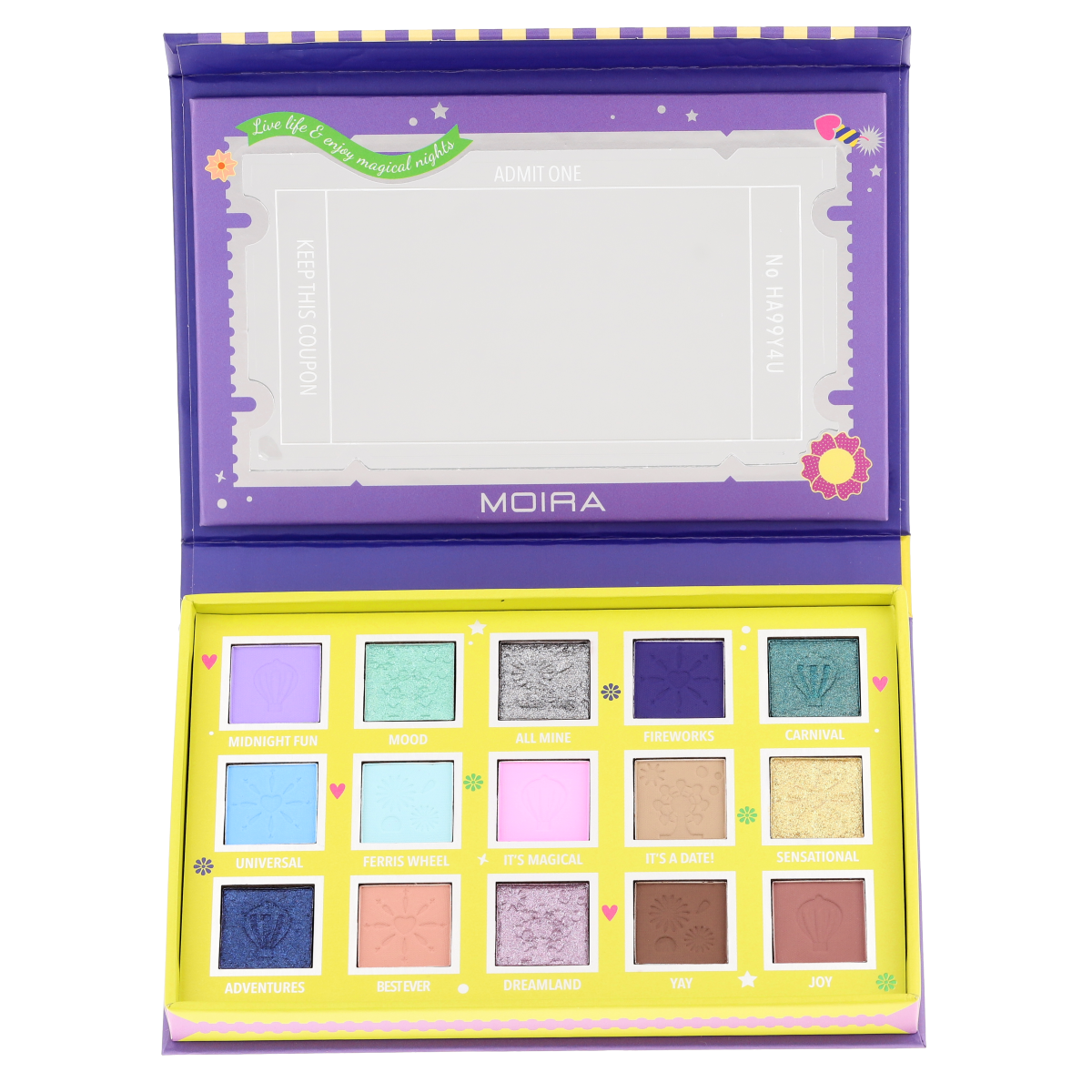 Magic Dreaming Palette - 12 Color Eyeshadow Set for Day & Night Makeup | Vegan & Cruelty-Free | Perfect for Parties, Weddings & Special Occasions