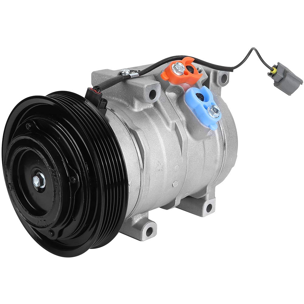 POCREATION AC Compressor for 3.0L 2003-2007 Vehicle Replacement - Easy to Install Air Conditioning Compressor (CO10736C 6512102) - Perfect for Car AC Repair & Maintenance