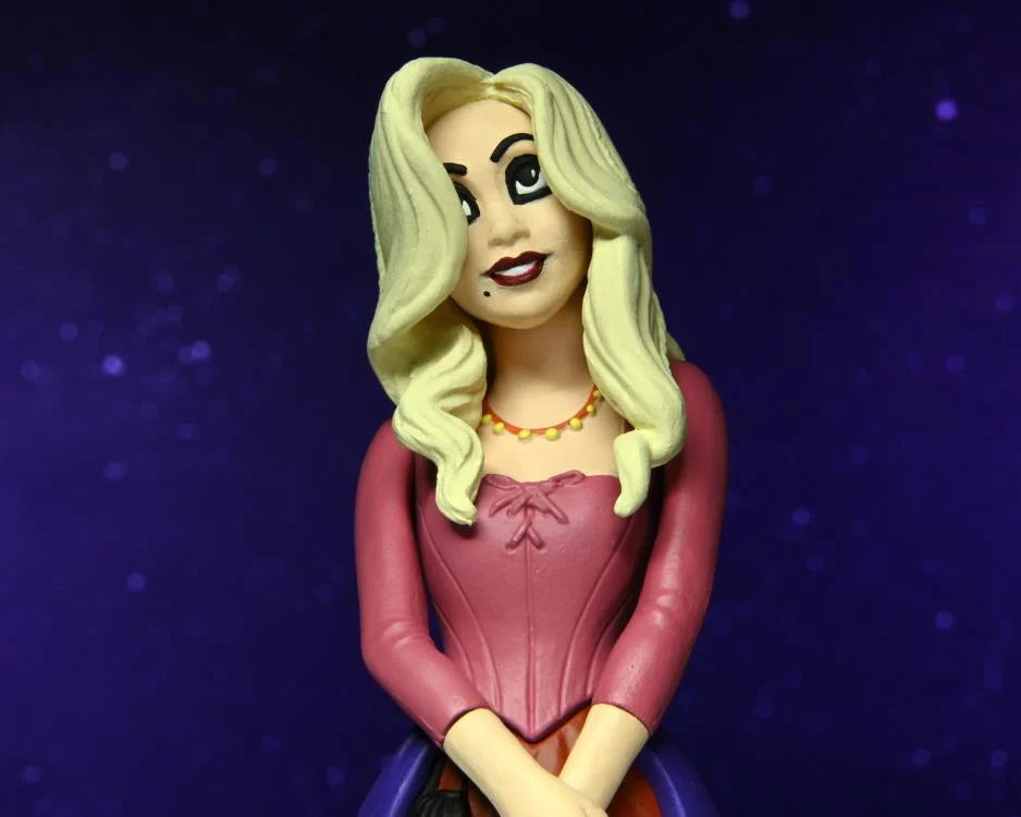 Hocus Pocus Toony Terrors Sarah Sanderson Action Figure - Collectible Horror Movie Toy for Halloween Decor & Disney Fans