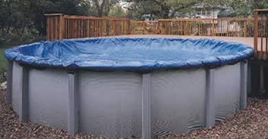 30-Foot Diameter Winter Above Ground Swimming Pool Cover - Heavy Duty, 12-Year Warranty - Protects from Debris, Snow & Ice - Ideal for Cold Weather & Off-Season Storage