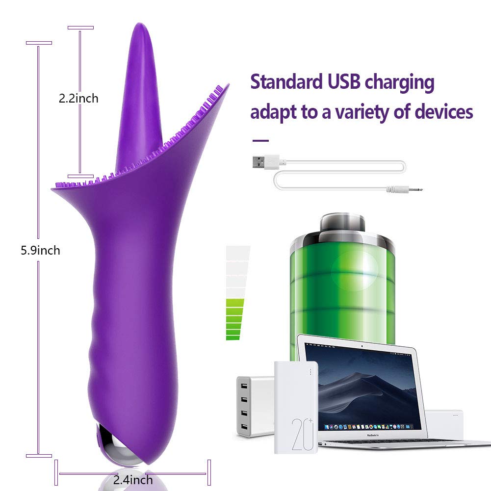 SXOVO Rechargeable Waterproof Clitoral Vibrator & G-Spot Stimulator - 10 Vibration Modes for Women, Couples & Solo Play | Perfect for Bedroom Fun, Travel & Discreet Pleasure