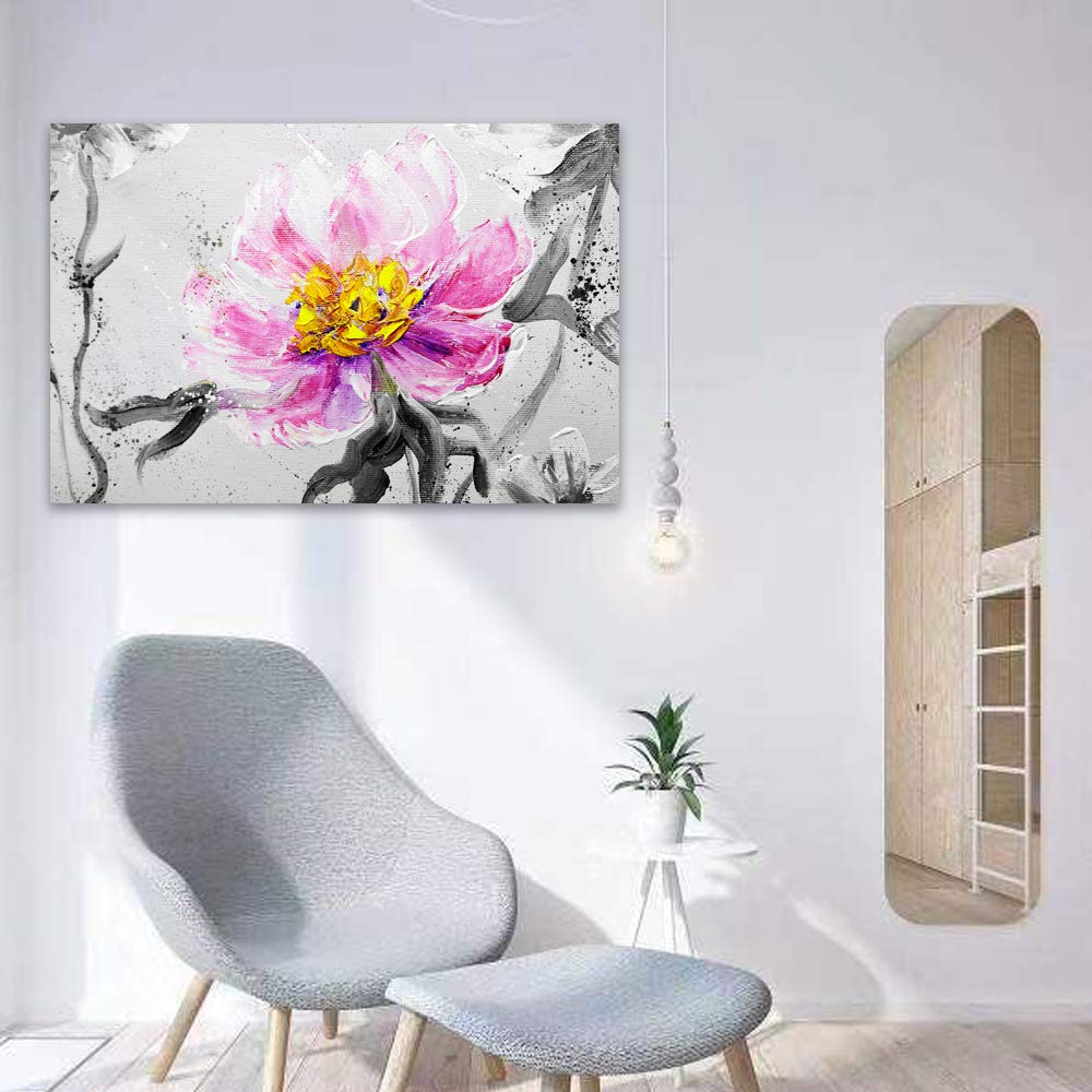 Sunflower Canvas Wall Art - 32x48 Inches Framed Painting, Home Decor for Bedroom & Living Room | Perfect for Farmhouse, Boho & Modern Interior Design